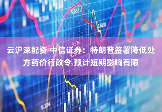 云沪深配资 中信证券：特朗普签署降低处方药价行政令 预计短期影响有限